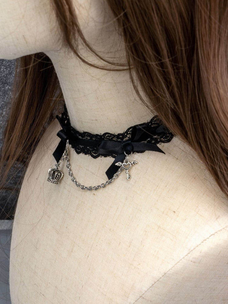 Lolita Bowknots Gothic Choker