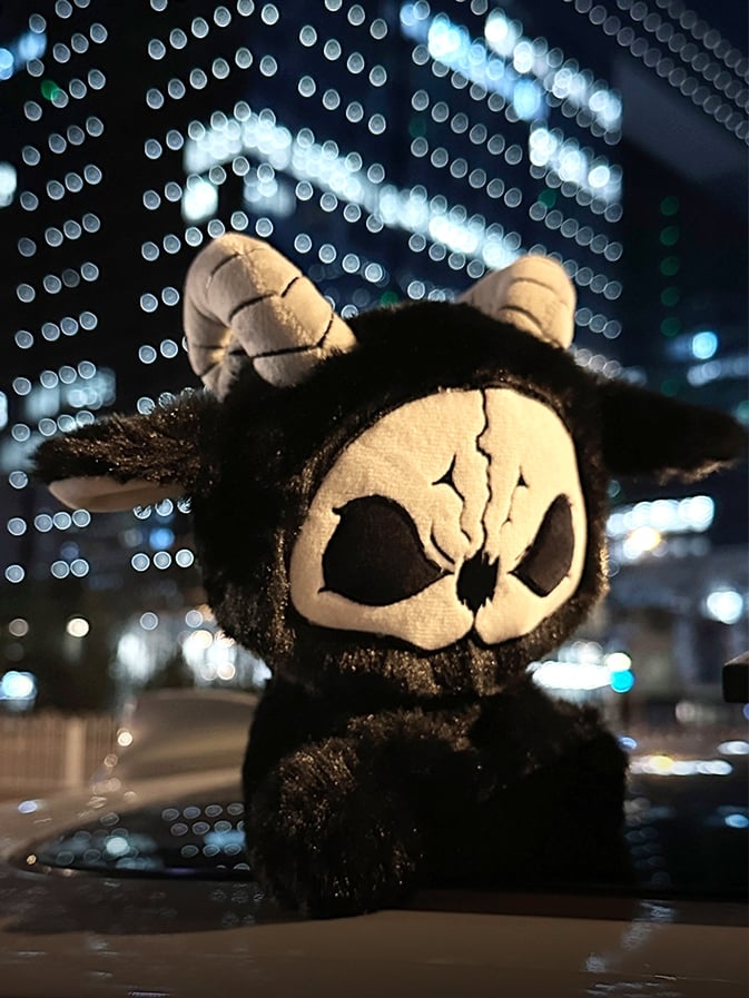 Black and White Gothic Plushie