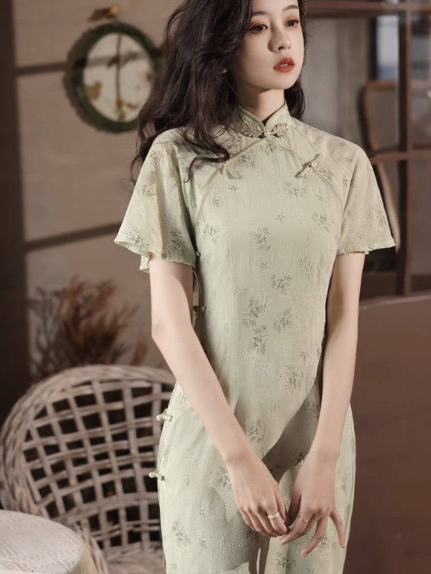 Retro Spring Dress Cheongsam