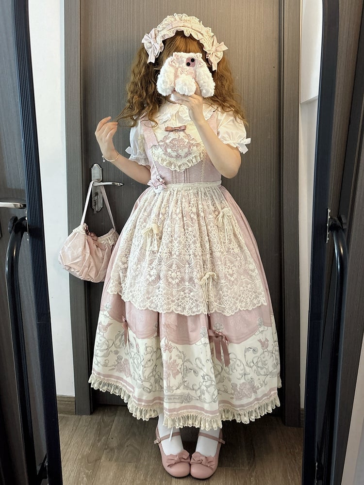 / Blue Gray Pink Hairband