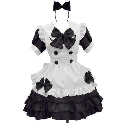 Kawaii Bow Decor Rulffled Lolita Dress