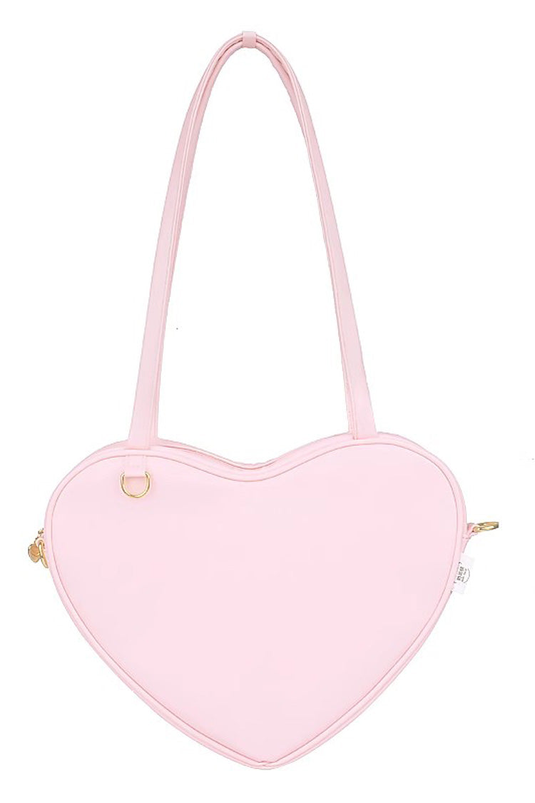 Solid Color Heart Lolita Shoulder Bag