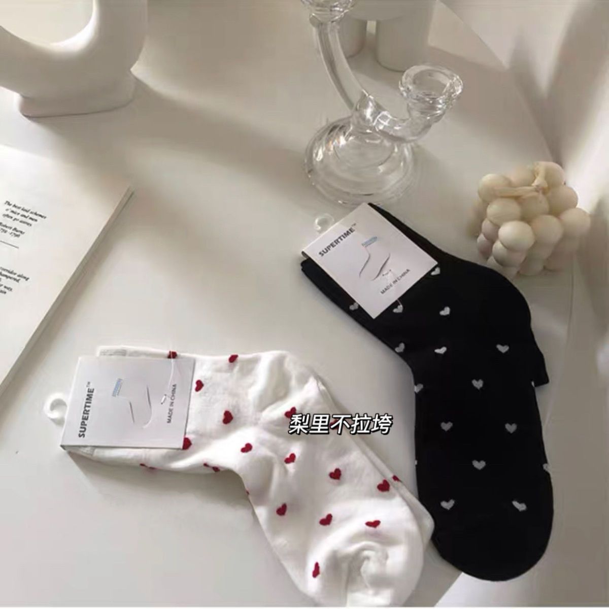 Tiny Hearts Socks - Pink Wonderland Case