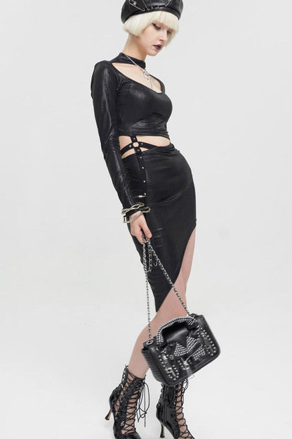 Black Punk Rivet Bag