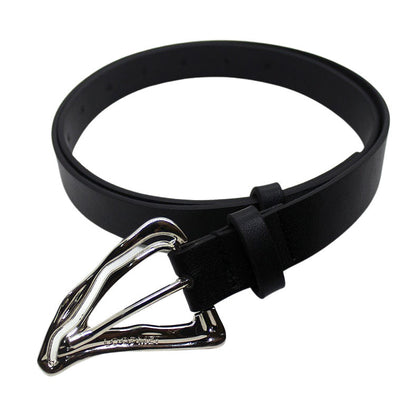 Black Asymmetrical Buckle Belt