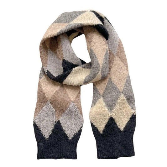 Argyle Pattern Scarf