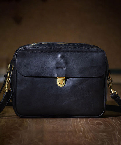 Orange Bag Leather Cross-body Durable Art Versatile