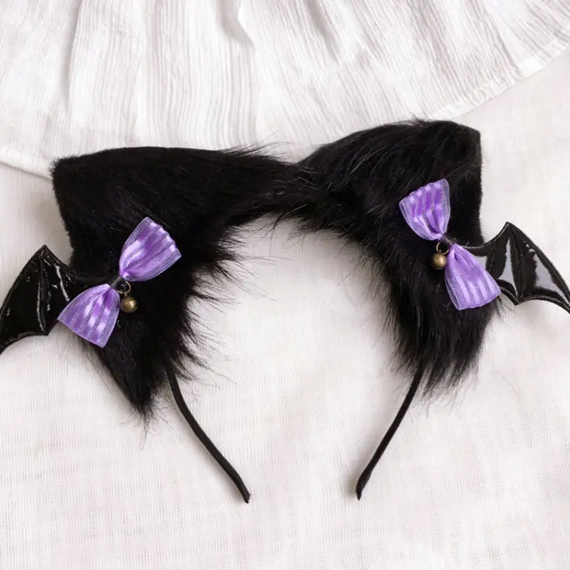 Batty Kitty Purple and Black Accessories ON1516 spreepickyshop