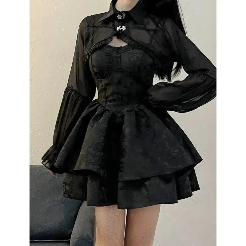 Black Coquette Lolita Dress