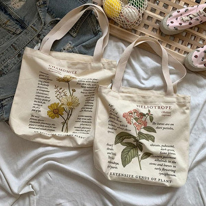 Floral Letter Shoulder Bag