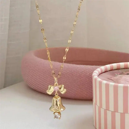 Bow Bell Necklace