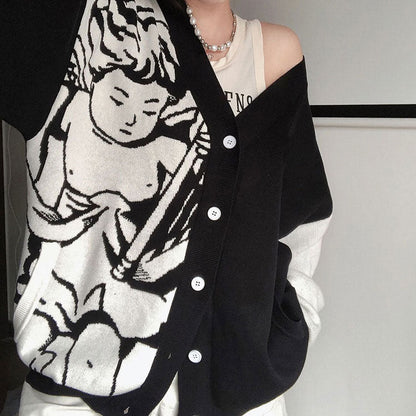 Cherub Asymmetrical Cardigan