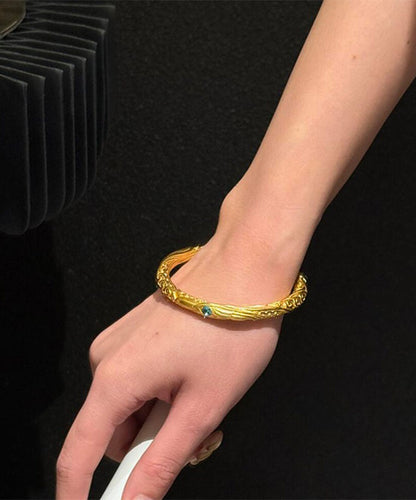 Style Overgild Gold Antique Chinese Bangle