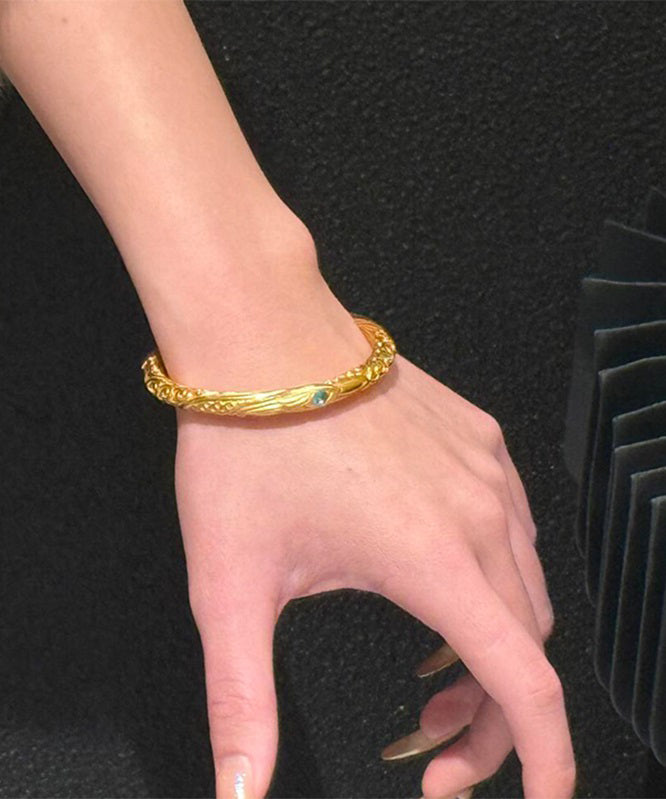 Style Overgild Gold Antique Chinese Bangle