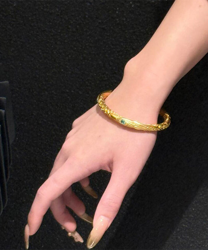 Style Overgild Gold Antique Chinese Bangle