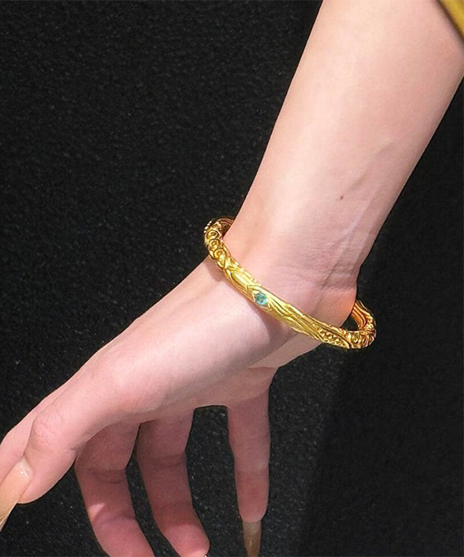 Style Overgild Gold Antique Chinese Bangle