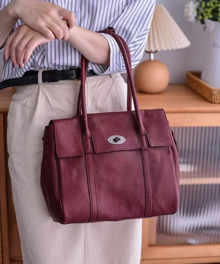 Durable Solid Bags Shoulder Classy Yellow Leather