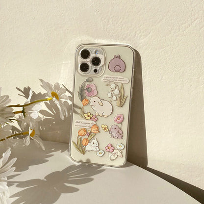 Coque iPhone lapin mignon