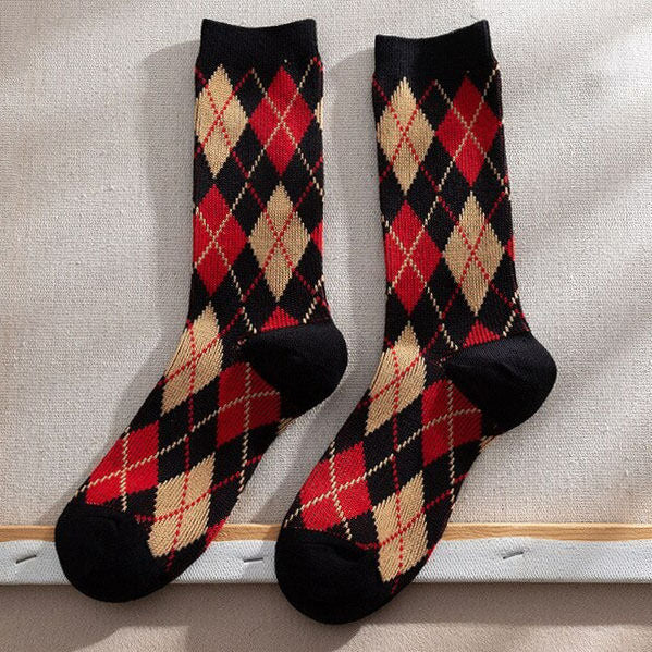 Cozy Argyle Socks