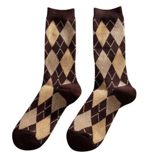 Cozy Argyle Socks