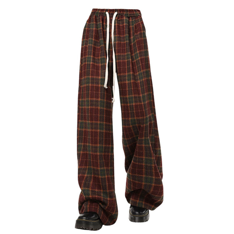 Casual Plaid Pants