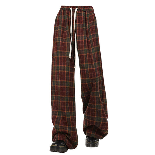 Cozy Vintage Plaid Pants