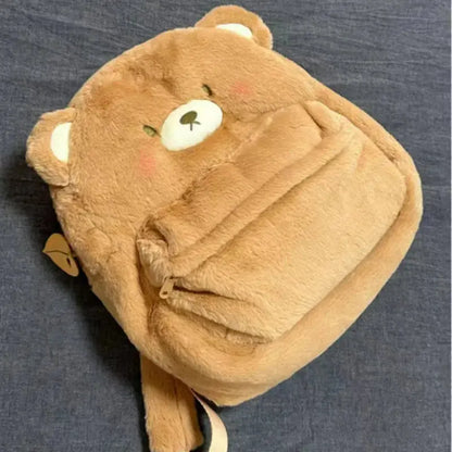 Cute Bear Plush Backpack