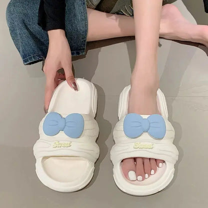 Cute Bow Slippers