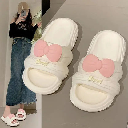 Cute Bow Slippers