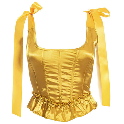 Fairycore Bow Corset Top