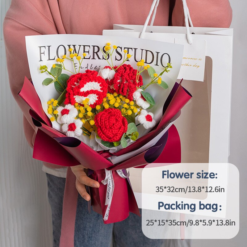 Homemade Flower Bouquet with Packaging Bag Tulip Flower – Wonderland Case