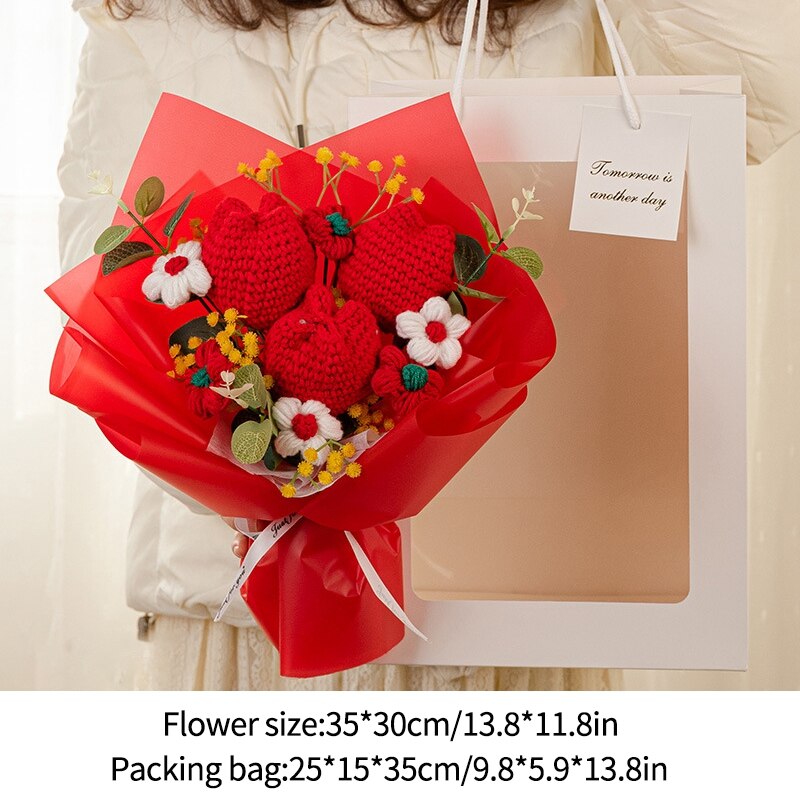 Homemade Flower Bouquet with Packaging Bag Tulip Flower – Wonderland Case