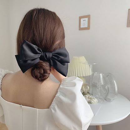 French Satin Hair Bow