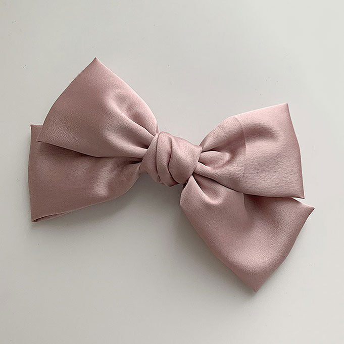 French Satin Hair Bow