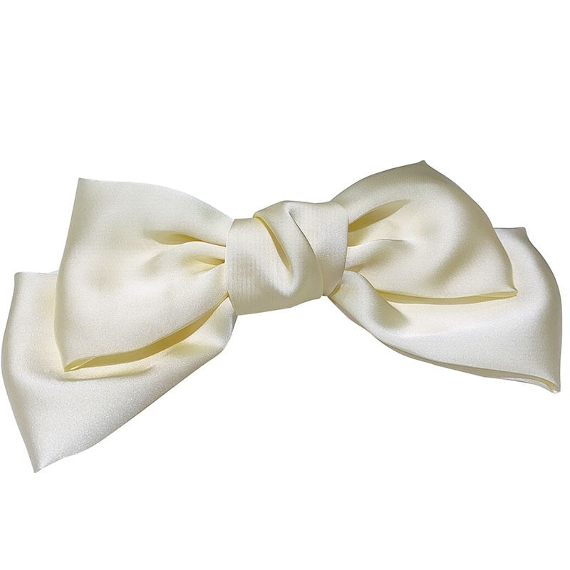 French Satin Hair Bow