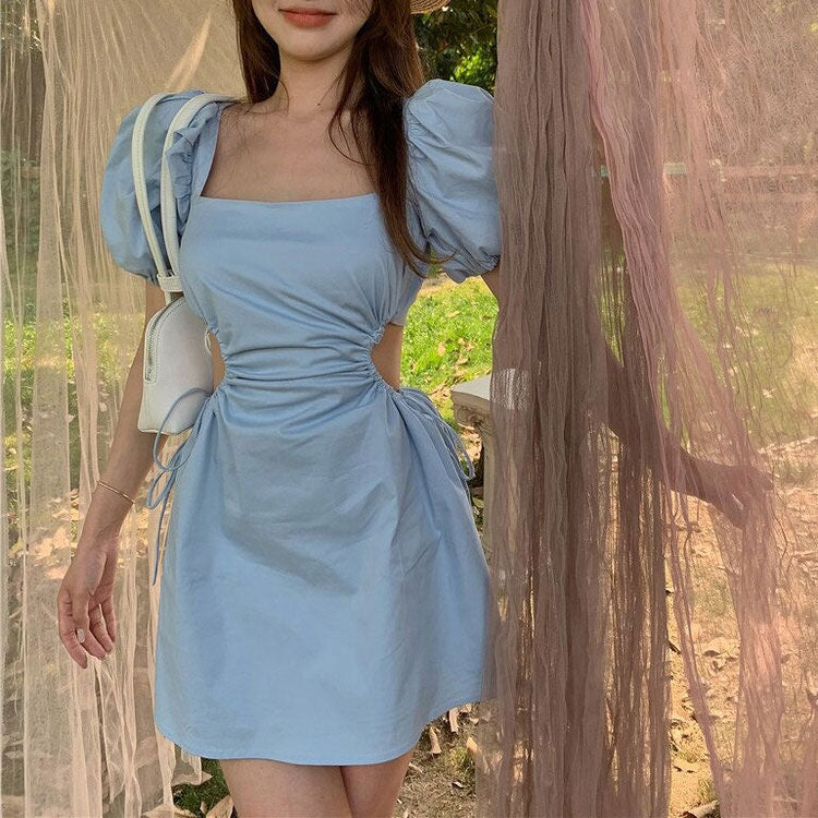 Blue Summer Mini Dress