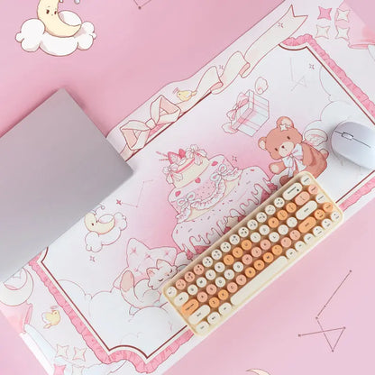 GG Pastel Sweet Dreamy Bear and Cake Mouse Pad ON1486 spreepickyshop