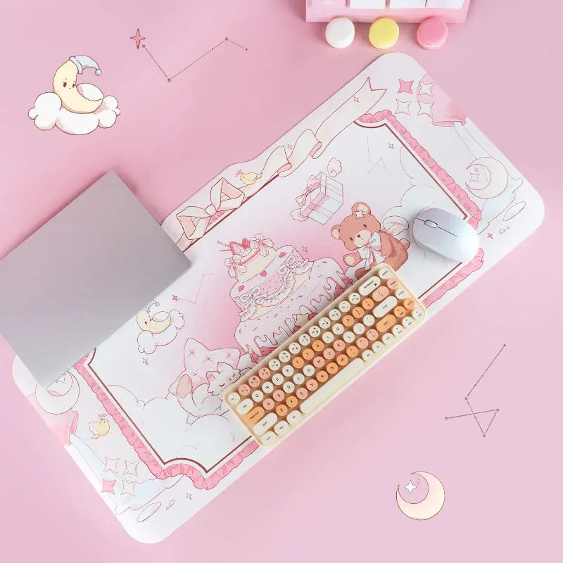 GG Pastel Sweet Dreamy Bear and Cake Mouse Pad ON1486 spreepickyshop