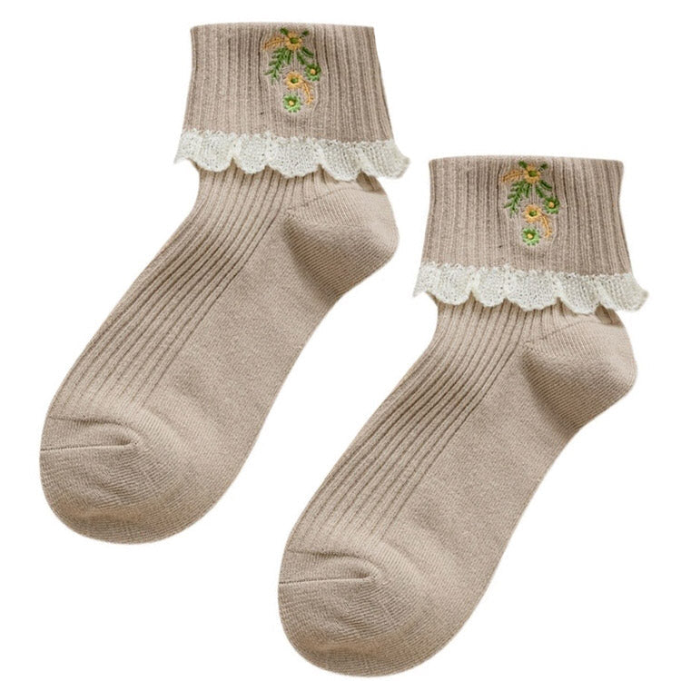 Kawaii Floral Socks