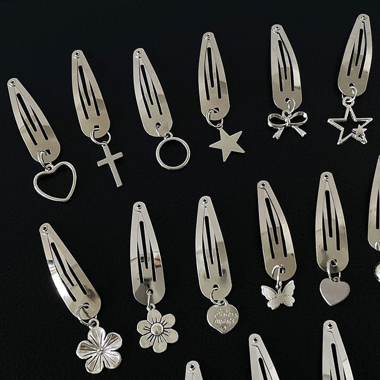 Sliver Aesthetic Hair Clips