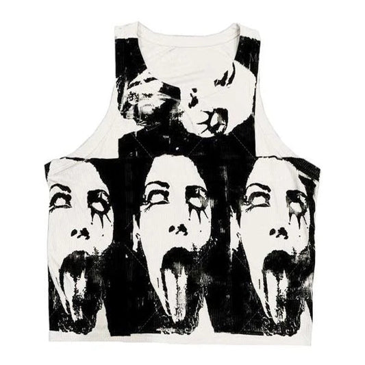 Funny Face Tank Top