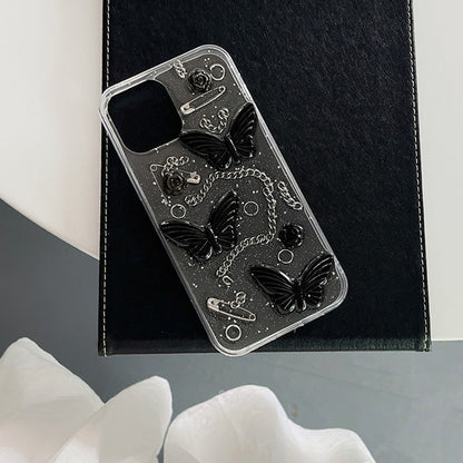 Butterfly with Chain iPhone Case