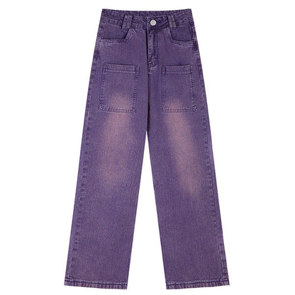 Purple Baggy Jeans