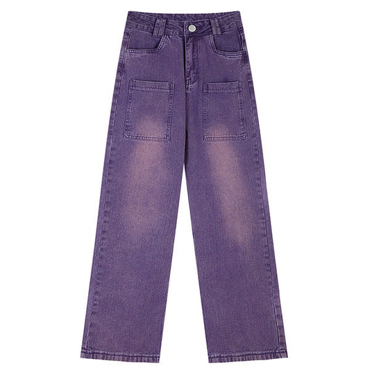 Purple Baggy Jeans