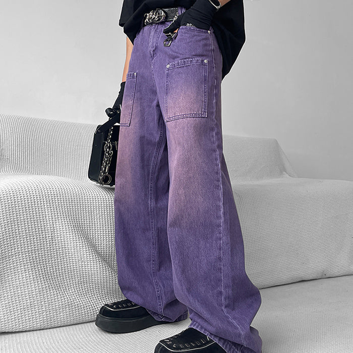 Purple Baggy Jeans