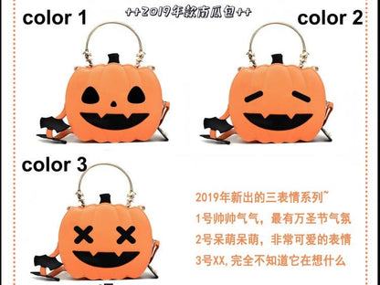 Halloween Orange Pumpkin Shoulder Bag