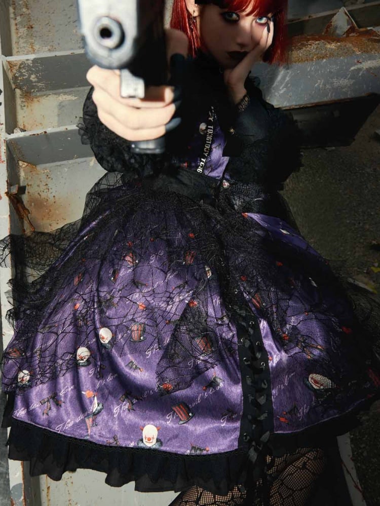 Halloween Lolita Gothic Jumper Skirt