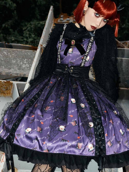 Halloween Lolita Gothic Jumper Skirt