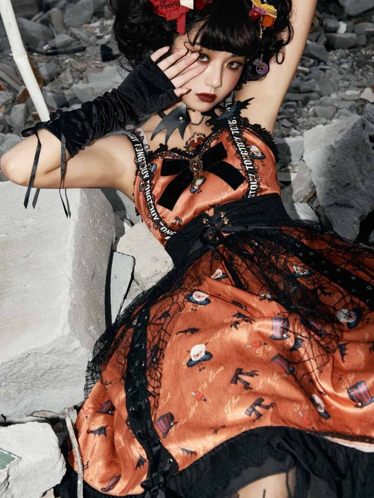 Halloween Lolita Gothic Jumper Skirt