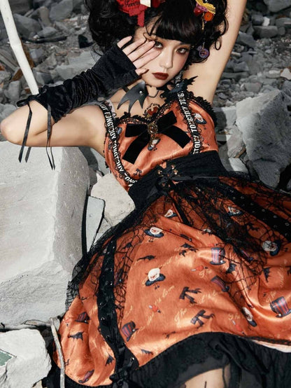 Halloween Lolita Gothic Jumper Skirt